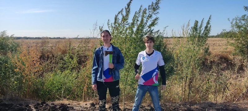 В Усть-Лабинске полицейские провели рейд по уничтожению дикорастущей конопли