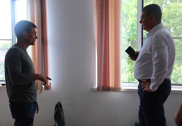 Глава муниципалитета Сергей Запорожский совершил плановый объезд объектов
