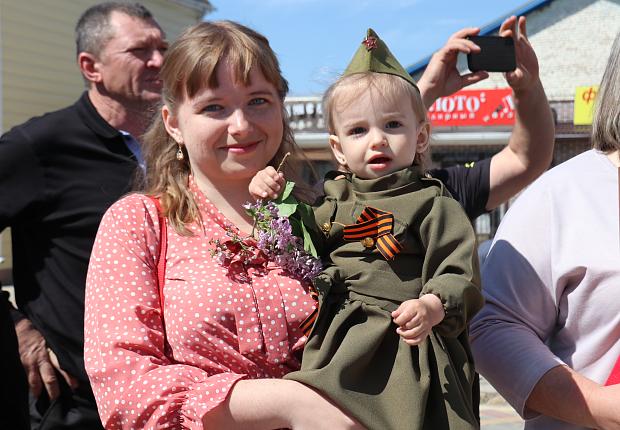 В Усть-Лабинском районе в 77-ой раз встретили День Великой Победы