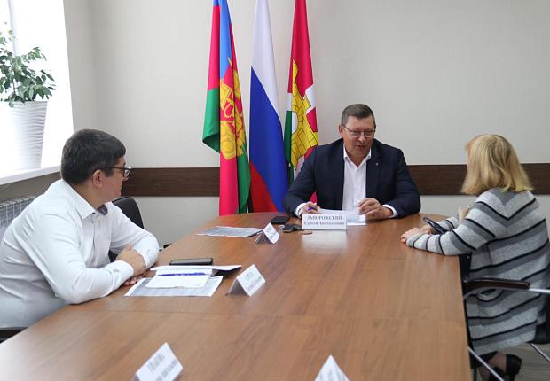 28 сентября состоялся личный приём главы Усть-Лабинского района